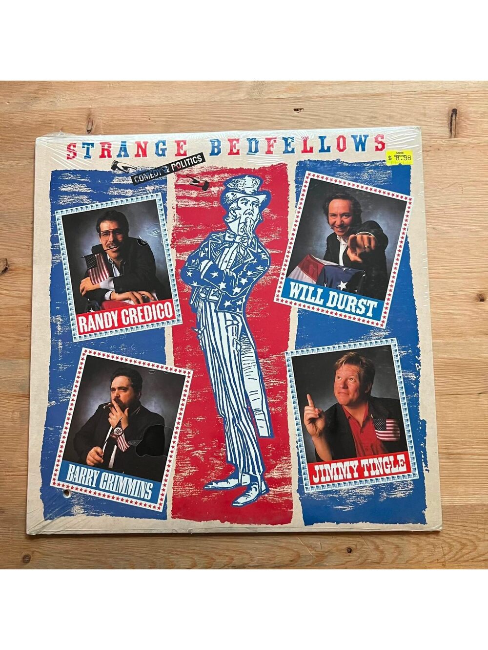 Various - Strange Bedfellows Comedy & Politics 33rpm VG+ VR23